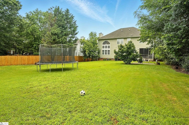 108 Myrtle Way, Greer, SC 29650 - view of yard with a trampoline