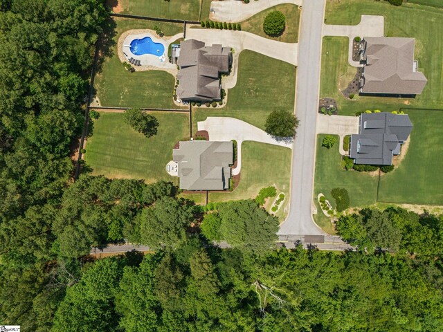 203 Piper Glen Ln, Inman, SC 29349 - aerial overview of property's location featuring a pool area