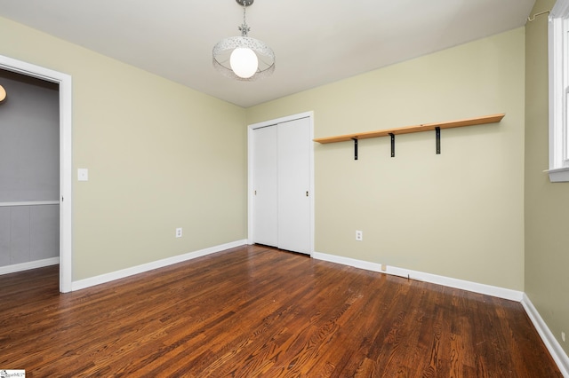 106 Thackston St, Fountain Inn, SC 29644 - empty room featuring wood finished floors and baseboards