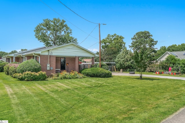 106 Thackston St, Fountain Inn, SC 29644 - view of front of property with brick siding