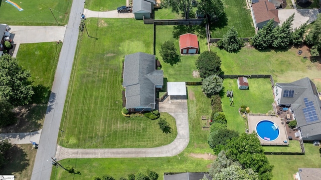 106 Thackston St, Fountain Inn, SC 29644 - aerial view of a pool area