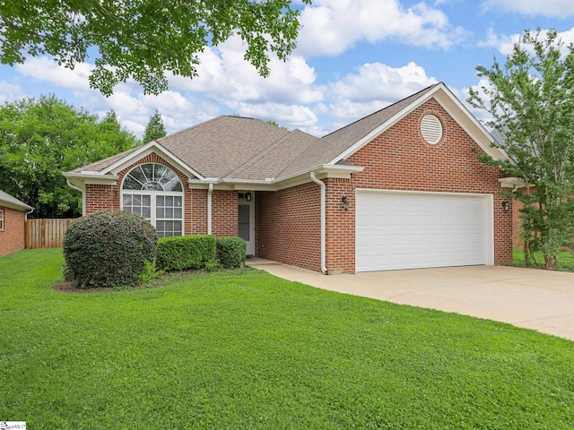 68 Arbours W Ln, Moore, SC 29369 - view of front of property featuring a garage, concrete driveway, brick siding, and roof with shingles