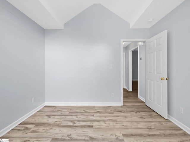 68 Arbours W Ln, Moore, SC 29369 - unfurnished room featuring light wood finished floors, a smoke detector, and vaulted ceiling