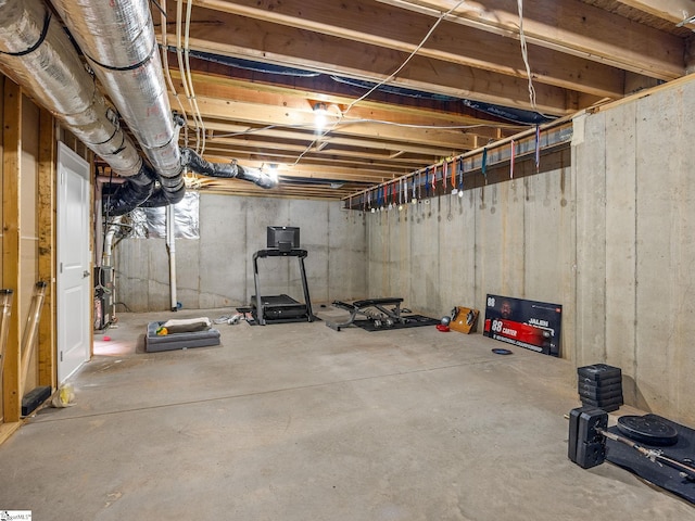 711 Hatwood Ct, Duncan, SC 29334 - view of unfinished below grade area
