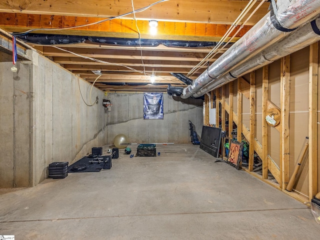 711 Hatwood Ct, Duncan, SC 29334 - view of unfinished below grade area