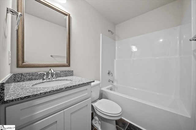 217 Islay Way, Anderson, SC 29621 - full bath featuring shower / bath combination, vanity, and tile patterned floors