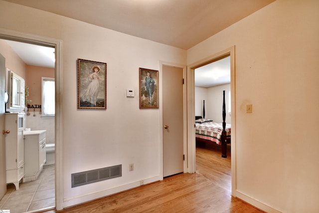 204 Jasper St, Easley, SC 29640 - hallway featuring light wood-style floors
