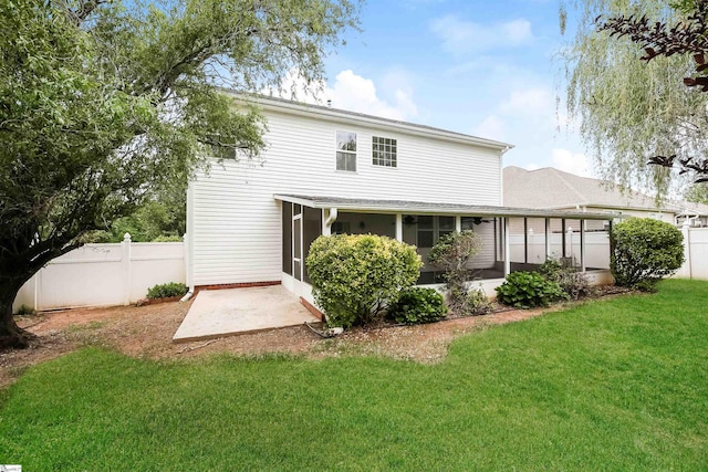 515 Etowah Dr, Roebuck, SC 29376 - back of house with a sunroom