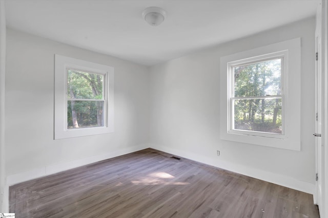721 Central St, Iva, SC 29655 - empty room with wood finished floors and baseboards