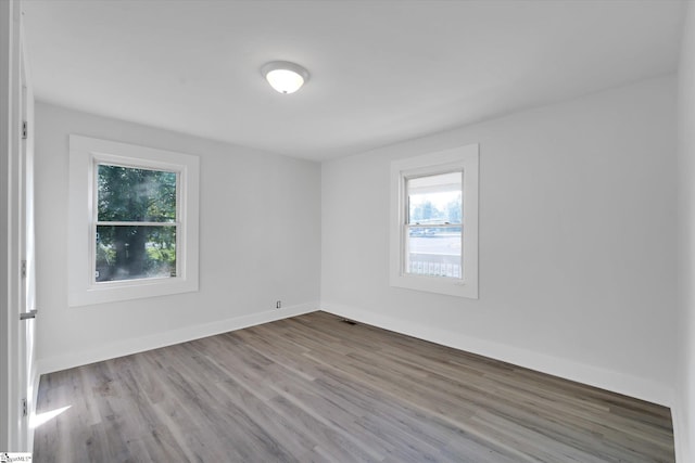 721 Central St, Iva, SC 29655 - empty room featuring wood finished floors and baseboards