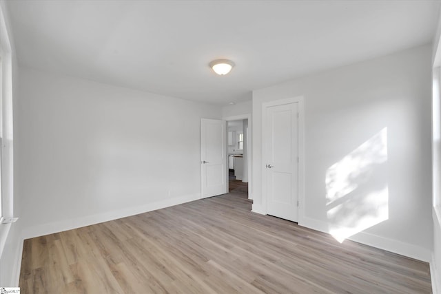721 Central St, Iva, SC 29655 - spare room featuring wood finished floors and baseboards
