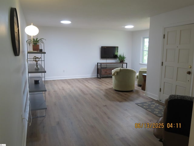 2551 Compton Bridge Rd, Inman, SC 29349 - living area with wood finished floors and recessed lighting