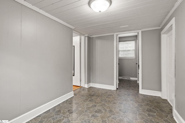 2608 Lane Ave, Anderson, SC 29621 - spare room with dark stone finish flooring and ornamental molding