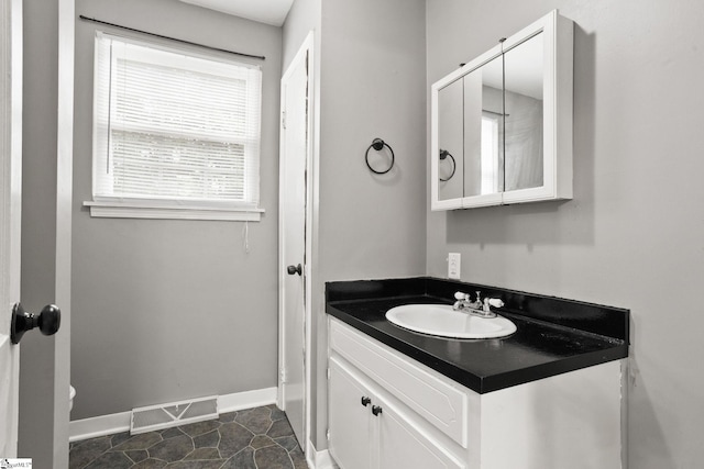 2608 Lane Ave, Anderson, SC 29621 - bathroom with vanity and baseboards