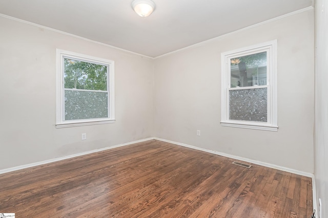 509 Montague St, Anderson, SC 29624 - unfurnished room featuring wood finished floors and ornamental molding