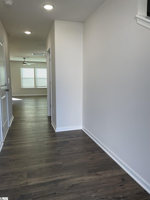 119 Cillian St, Fountain Inn, SC 29644 - hallway featuring recessed lighting and dark wood-style flooring