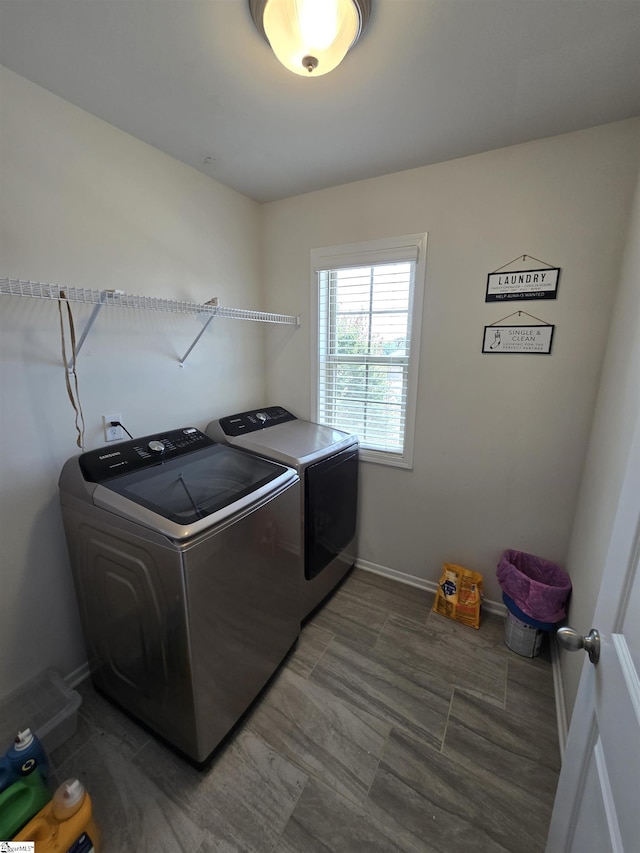 406 Willow Grove Way, Anderson, SC 29631 - washroom with washer and dryer and baseboards