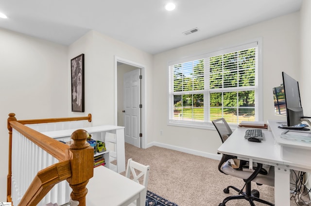 304 Camperdown Ct, Easley, SC 29642 - office with carpet floors and recessed lighting