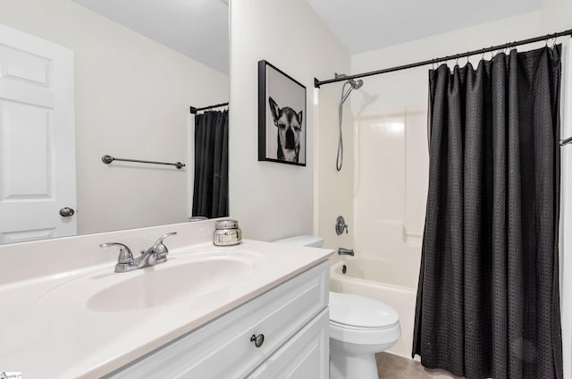 304 Camperdown Ct, Easley, SC 29642 - full bathroom featuring vanity, shower / tub combo, and tile patterned flooring