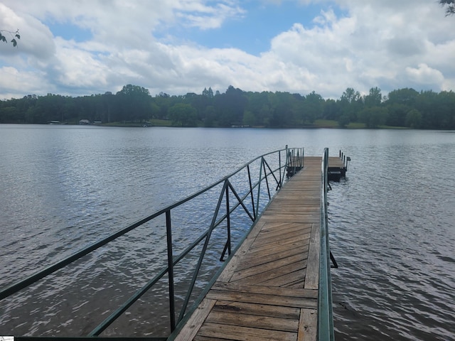 632 Lookover Dr, Anderson, SC 29621 - dock area featuring a water view