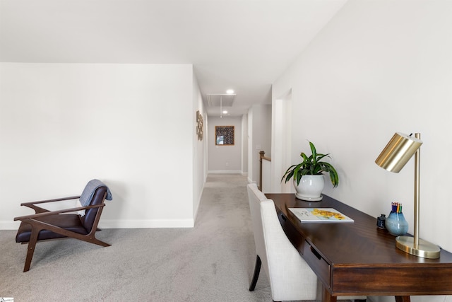 349 Encampment Blvd, Simpsonville, SC 29681 - office featuring attic access, carpet floors, and recessed lighting