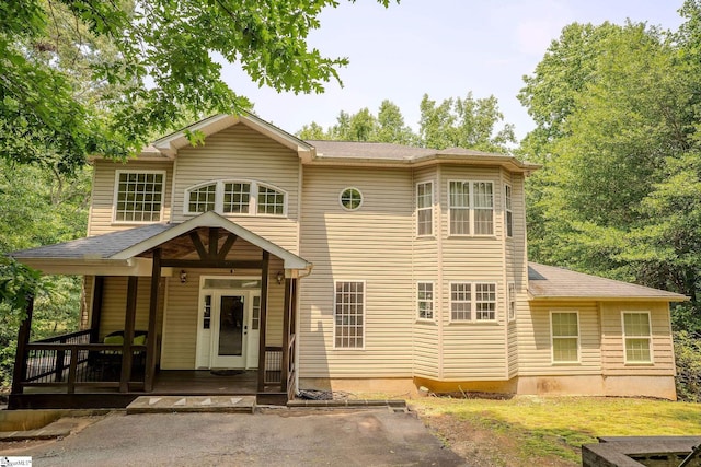 126 Midland Dr, Easley, SC 29640 - view of front of property with covered porch and roof with shingles