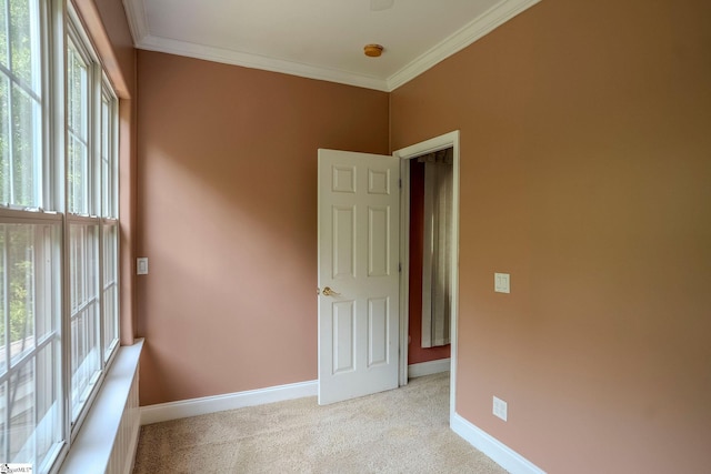 126 Midland Dr, Easley, SC 29640 - unfurnished room featuring plenty of natural light, ornamental molding, and light colored carpet