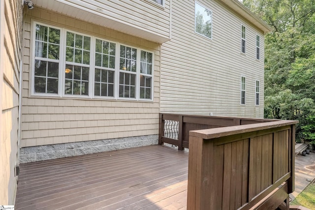 126 Midland Dr, Easley, SC 29640 - view of wooden terrace