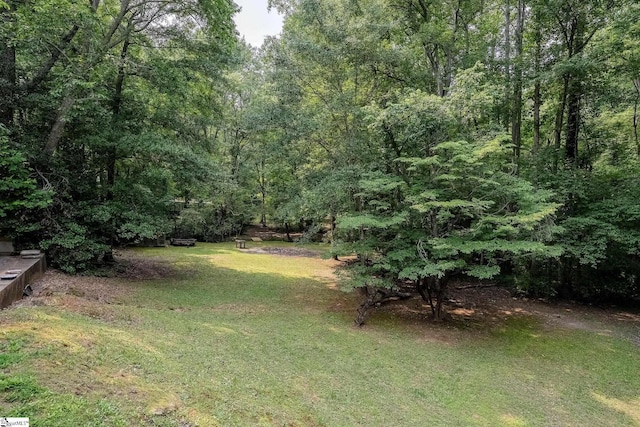 126 Midland Dr, Easley, SC 29640 - view of grassy yard with a view of trees