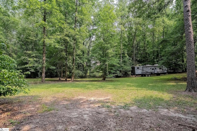 126 Midland Dr, Easley, SC 29640 - view of green lawn with a view of trees
