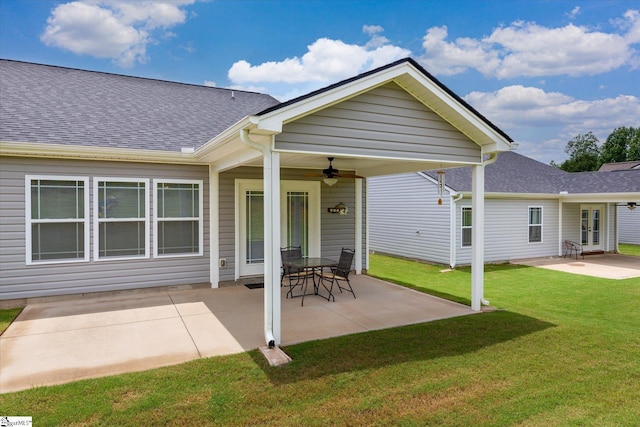 906 John Thomas Way, Greer, SC 29651 - view of patio / terrace with a ceiling fan