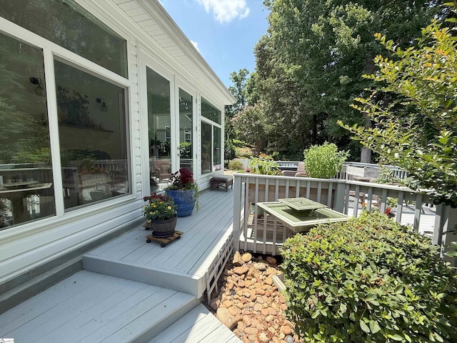9 Kenton Finch Ct, Simpsonville, SC 29681 - view of wooden deck