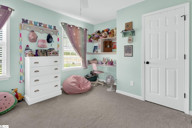 112 Friesian Ct, Pelzer, SC 29669 - playroom with carpet floors and ceiling fan