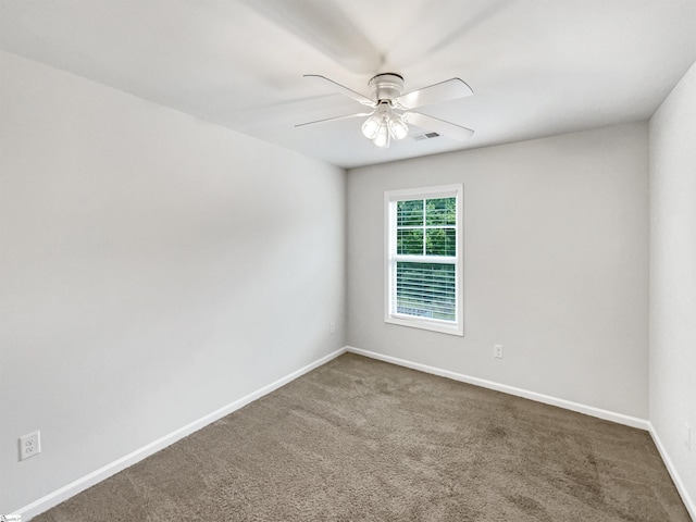 163 Highland Park Ct, Easley, SC 29642 - spare room with ceiling fan and carpet floors