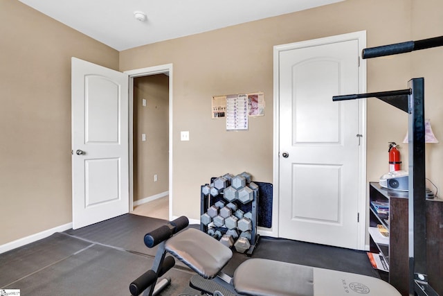 102 Tea Leaf Ct, Anderson, SC 29626 - workout room featuring baseboards