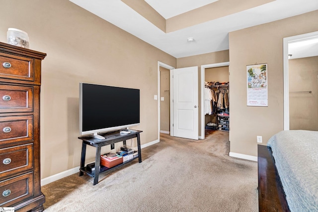 102 Tea Leaf Ct, Anderson, SC 29626 - bedroom with light colored carpet, a walk in closet, and a closet