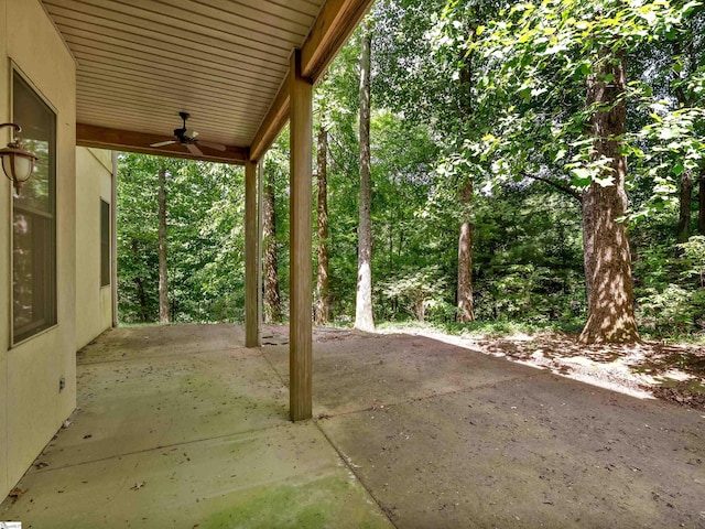 1 Touch Me Not Trl, Landrum, SC 29356 - view of patio / terrace featuring a ceiling fan
