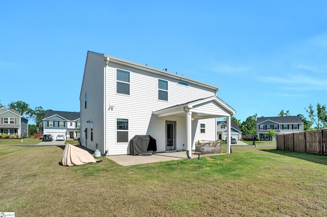 353 Anna Gray Cir, Easley, SC 29640 - rear view of property featuring a patio and ceiling fan