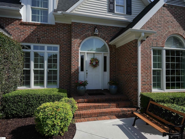 4 Glens Crossing Ct, Greer, SC 29650 - doorway to property with brick siding