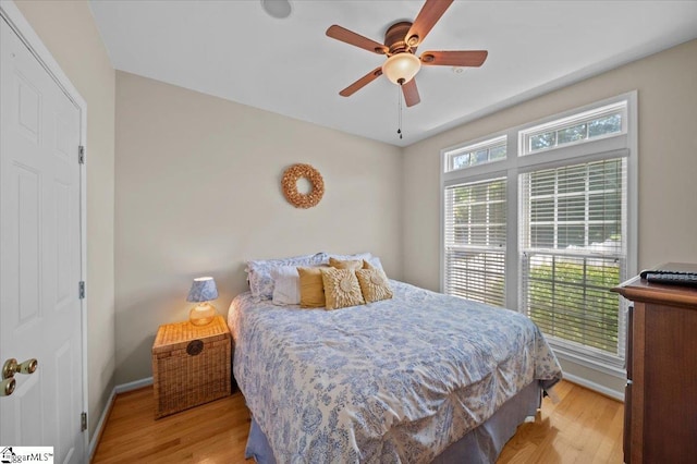 2 Willow Oak Ct, Simpsonville, SC 29681 - bedroom featuring light wood finished floors and a ceiling fan