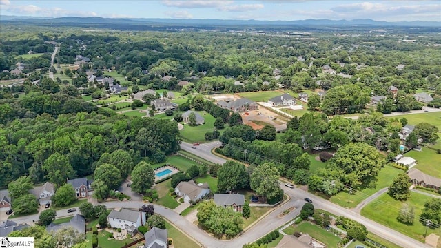 2 Willow Oak Ct, Simpsonville, SC 29681 - aerial view of residential area featuring mountains