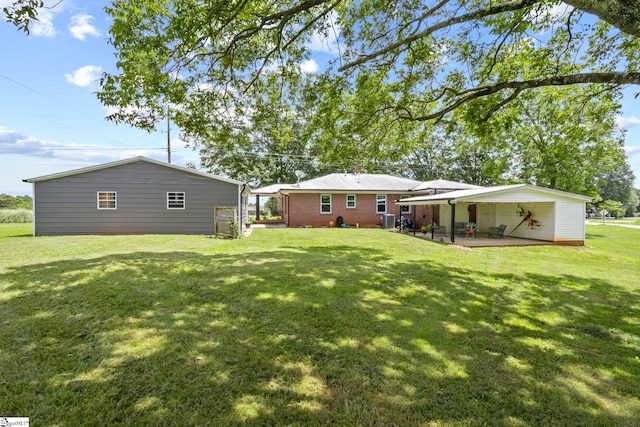 1170 Return Church Rd, Seneca, SC 29678 - view of green lawn with a patio area