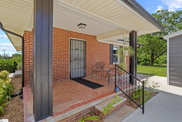 1170 Return Church Rd, Seneca, SC 29678 - property entrance featuring brick siding