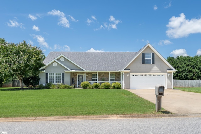 6 Gratiot Ln, Greer, SC 29651 - traditional-style home featuring driveway, covered porch, a shingled roof, and an attached garage