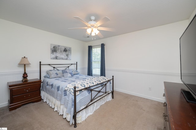 6 Gratiot Ln, Greer, SC 29651 - bedroom with light colored carpet and a ceiling fan
