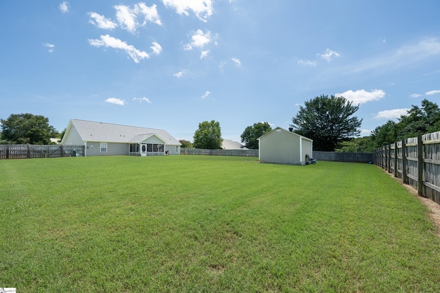 6 Gratiot Ln, Greer, SC 29651 - fenced backyard with a storage unit