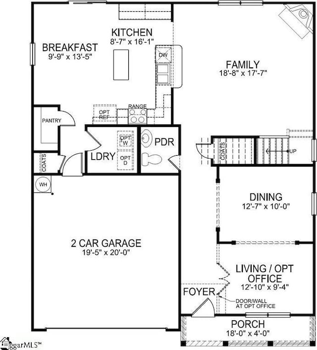 4322 Remington Ave, Boiling Springs, SC 29316 - view of property floor plan