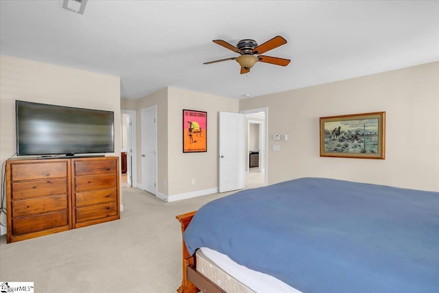 109 Amberleaf Way, Simpsonville, SC 29681 - bedroom featuring light carpet and ceiling fan