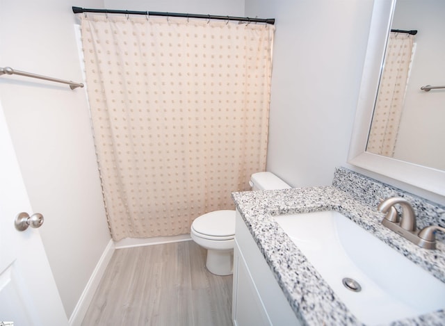 111 Caylee Way, Chesnee, SC 29323 - bathroom featuring vanity, wood finished floors, and a shower with shower curtain