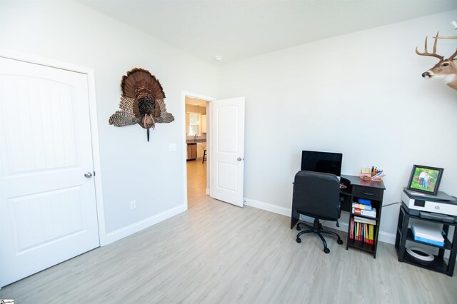 111 Caylee Way, Chesnee, SC 29323 - home office with wood finished floors and baseboards